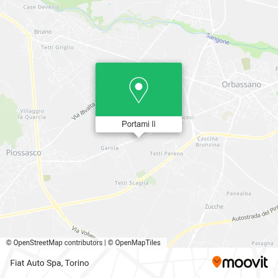 Mappa Fiat Auto Spa