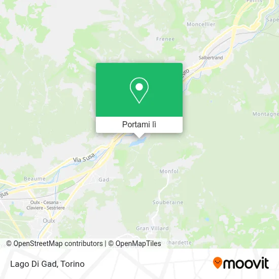 Mappa Lago Di Gad
