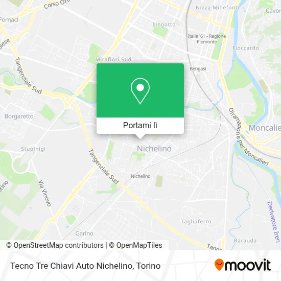 Mappa Tecno Tre Chiavi Auto Nichelino