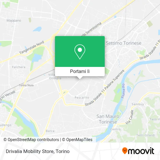 Mappa Drivalia Mobility Store