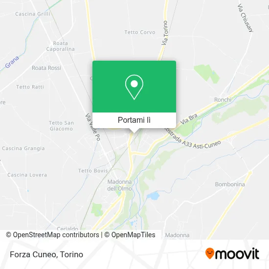Mappa Forza Cuneo