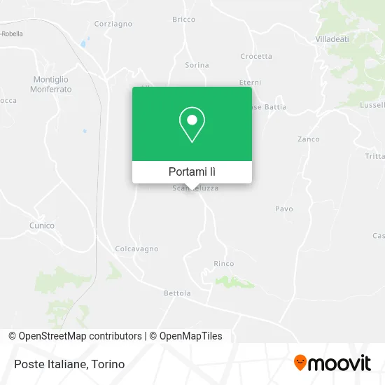 Mappa Poste Italiane