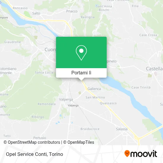 Mappa Opel Service Conti
