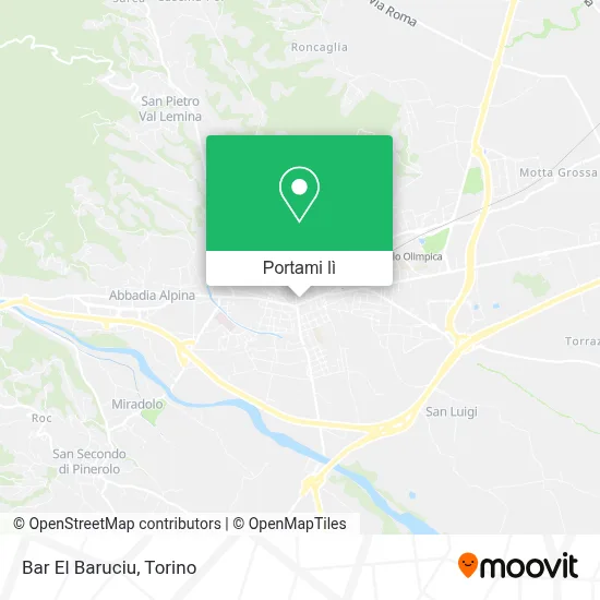 Mappa Bar El Baruciu