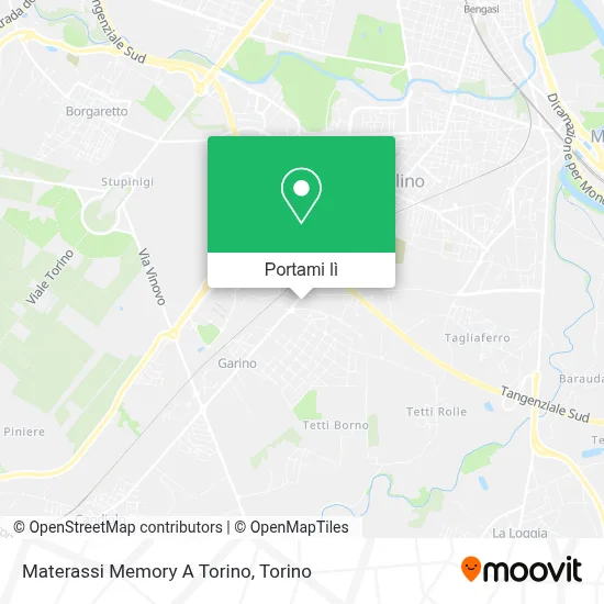 Mappa Materassi Memory A Torino