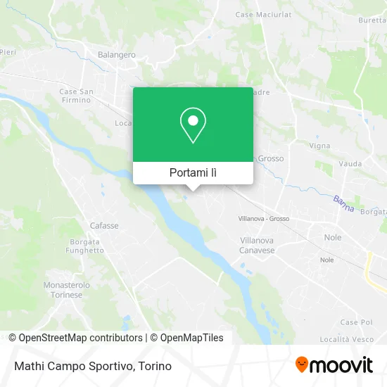 Mappa Mathi Campo Sportivo