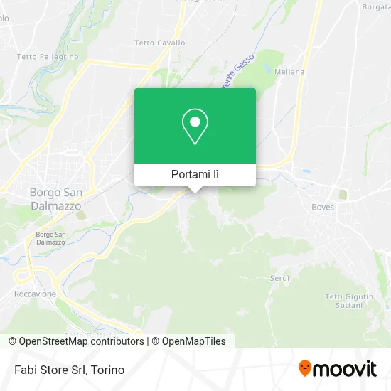 Mappa Fabi Store Srl