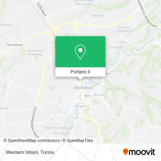 Mappa Western Union