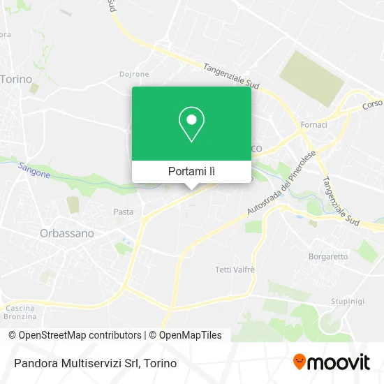Mappa Pandora Multiservizi Srl