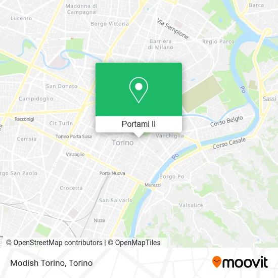Mappa Modish Torino
