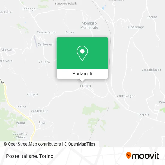 Mappa Poste Italiane