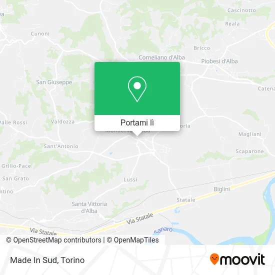 Mappa Made In Sud