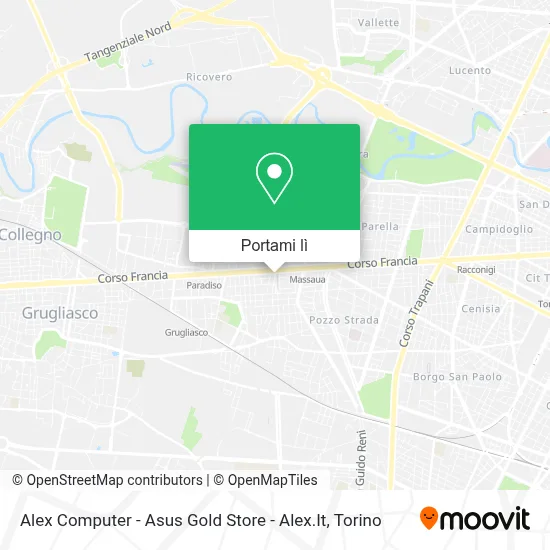 Mappa Alex Computer - Asus Gold Store - Alex.It