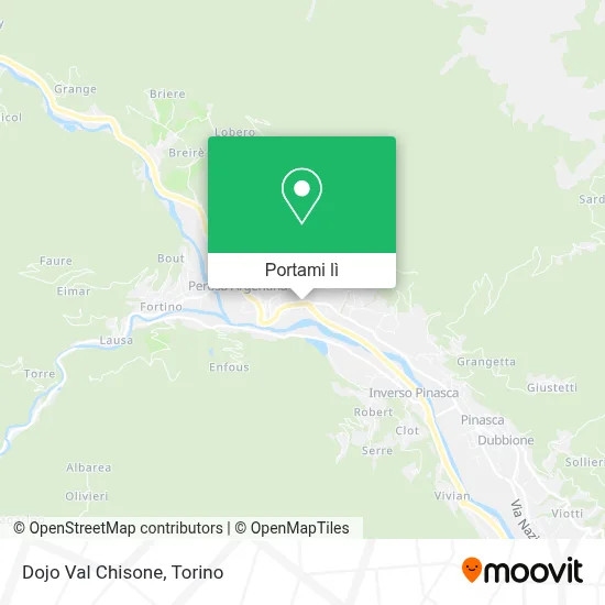 Mappa Dojo Val Chisone