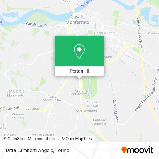 Mappa Ditta Lamberti Angelo