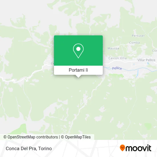 Mappa Conca Del Pra