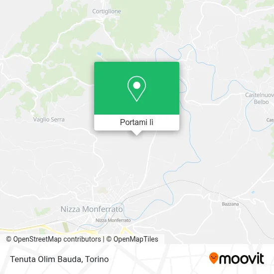 Mappa Tenuta Olim Bauda