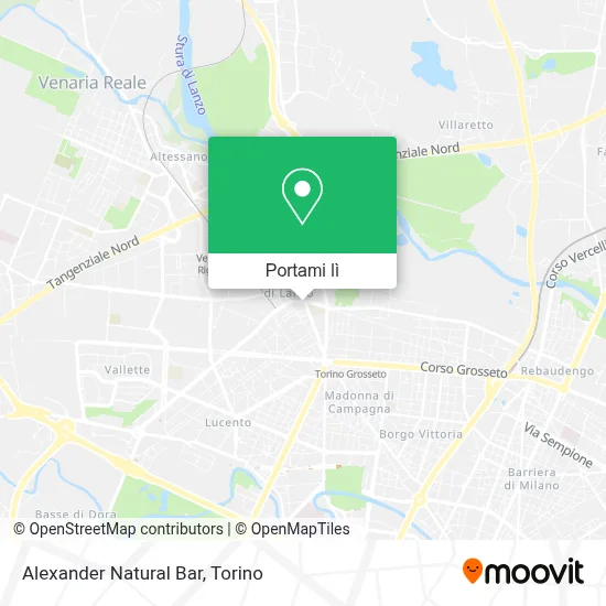 Mappa Alexander Natural Bar