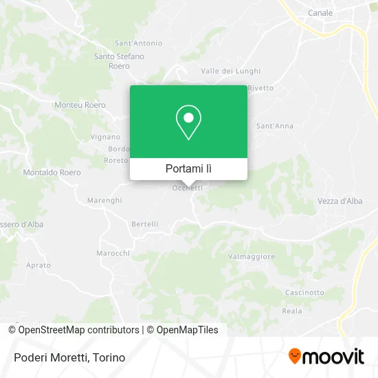 Mappa Poderi Moretti