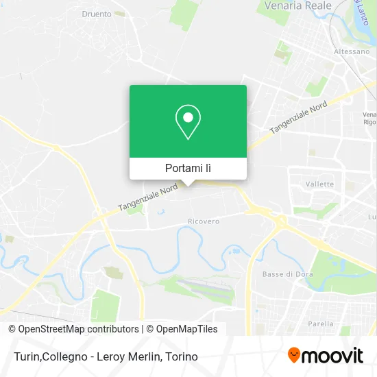 Mappa Turin,Collegno - Leroy Merlin