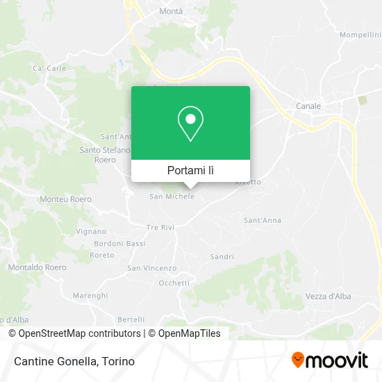 Mappa Cantine Gonella