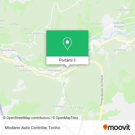 Mappa Modane Auto Contrôle