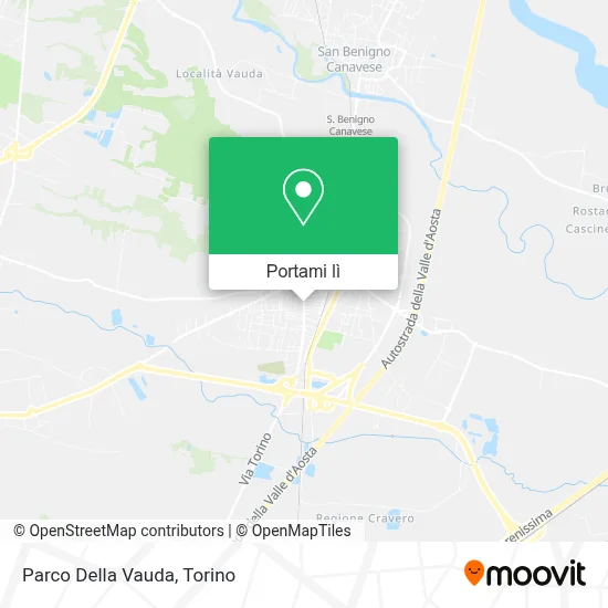 Mappa Parco Della Vauda