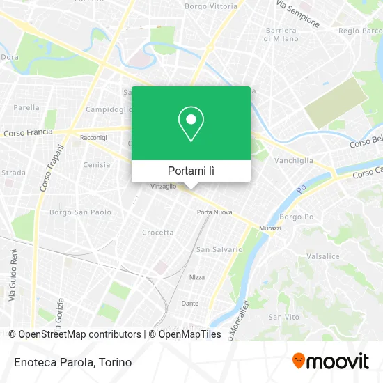 Mappa Enoteca Parola