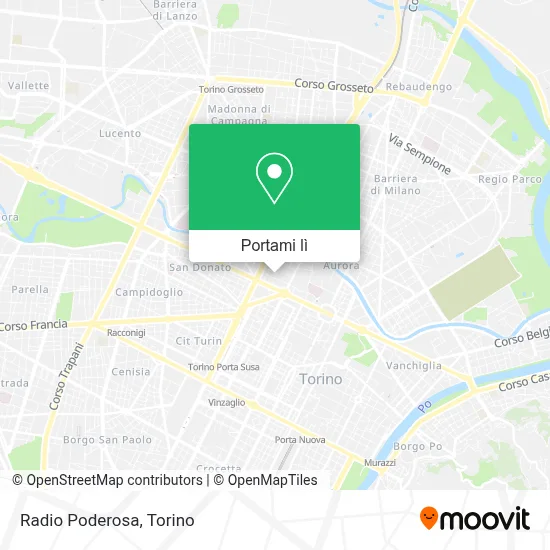 Mappa Radio Poderosa