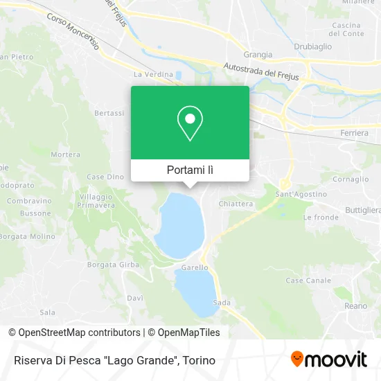 Mappa Riserva Di Pesca ''Lago Grande''