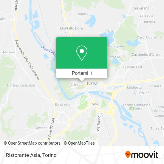 Mappa Ristorante Asia