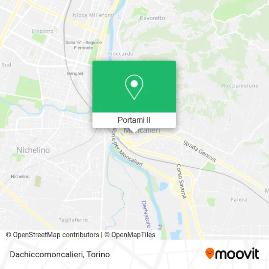 Mappa Dachiccomoncalieri