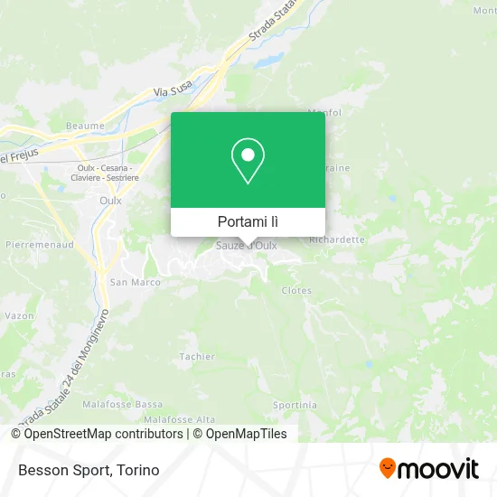 Mappa Besson Sport