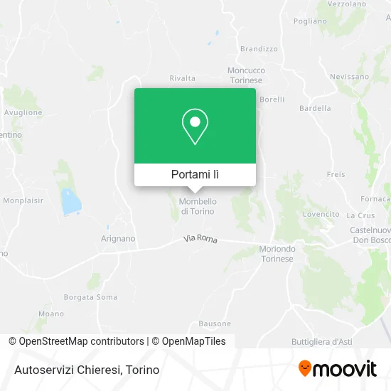 Mappa Autoservizi Chieresi