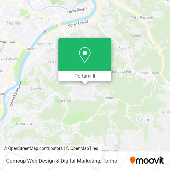 Mappa Comeup Web Design & Digital Marketing