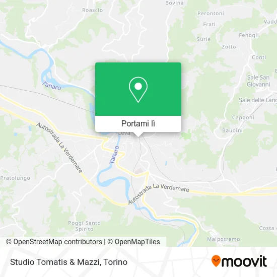 Mappa Studio Tomatis & Mazzi