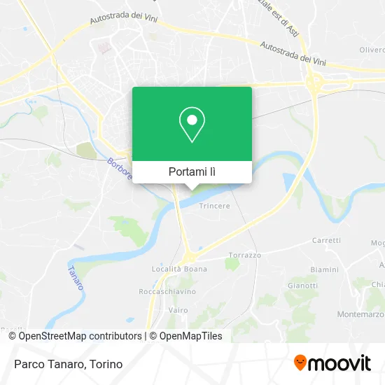 Mappa Parco Tanaro