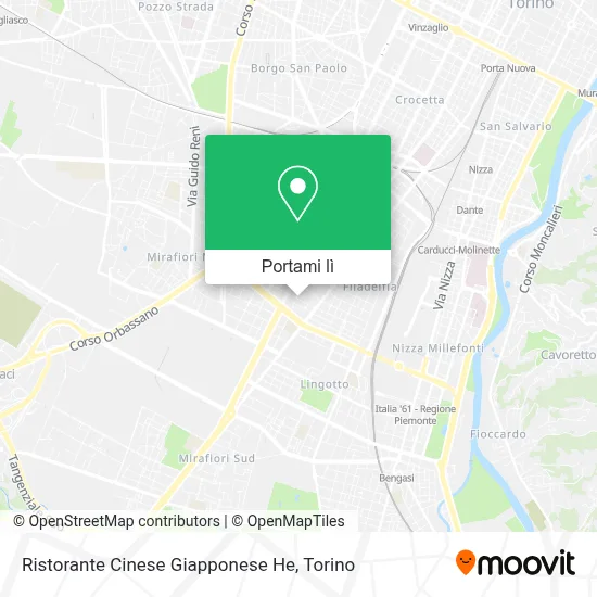 Mappa Ristorante Cinese Giapponese He