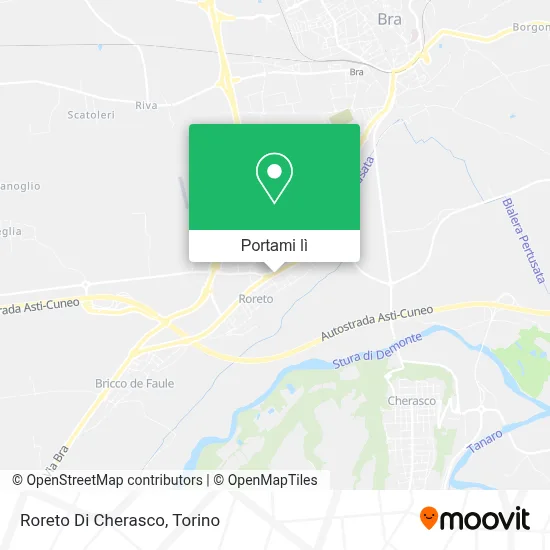 Mappa Roreto Di Cherasco