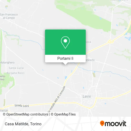 Mappa Casa Matilde