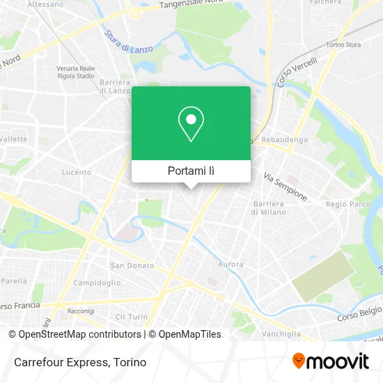 Mappa Carrefour Express