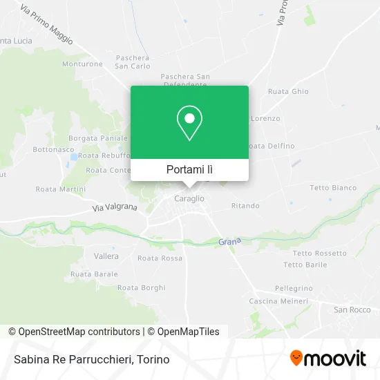Mappa Sabina Re Parrucchieri