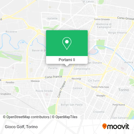 Mappa Gioco Golf