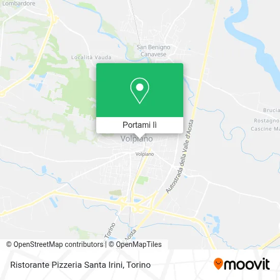Mappa Ristorante Pizzeria Santa Irini