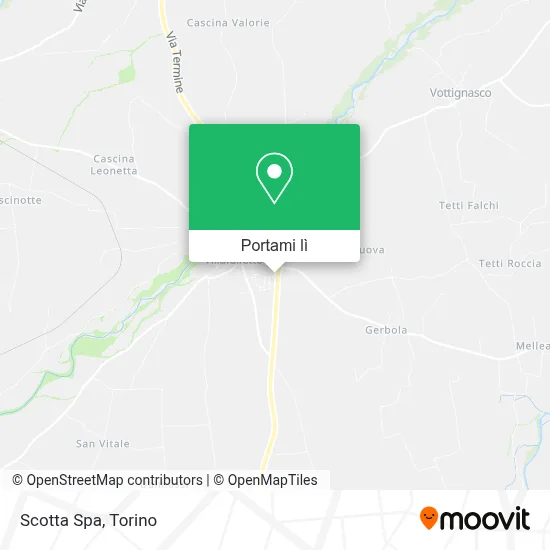 Mappa Scotta Spa