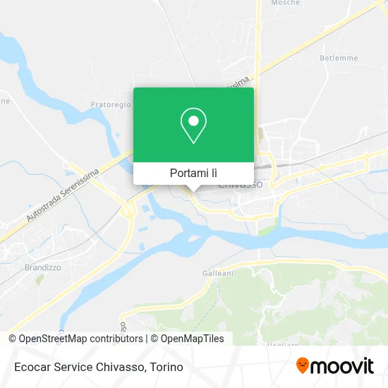 Mappa Ecocar Service Chivasso