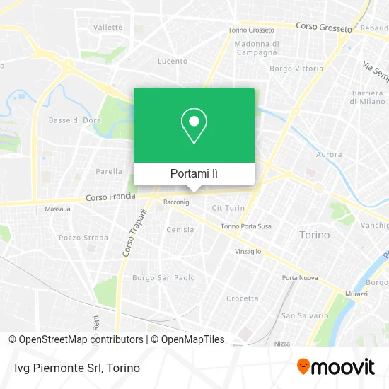 Mappa Ivg Piemonte Srl