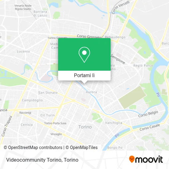 Mappa Videocommunity Torino