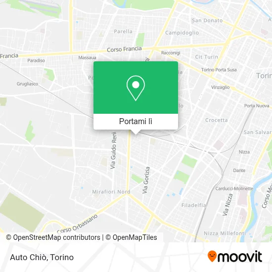 Mappa Auto Chiò