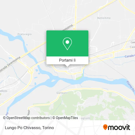 Mappa Lungo Po Chivasso